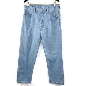 Levi's 550 Denim  Jeans Mens Size 36W L30  Wash Regular Relaxed Fit Straight Leg
